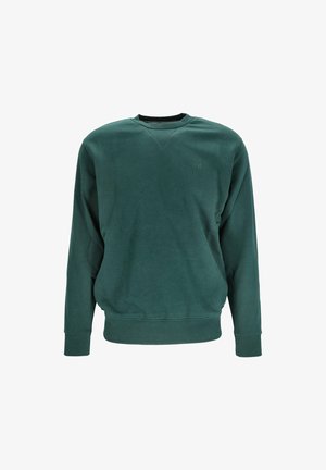 Replay, ESSENTIAL R CREWNECK - Sweatshirt - cu dark green