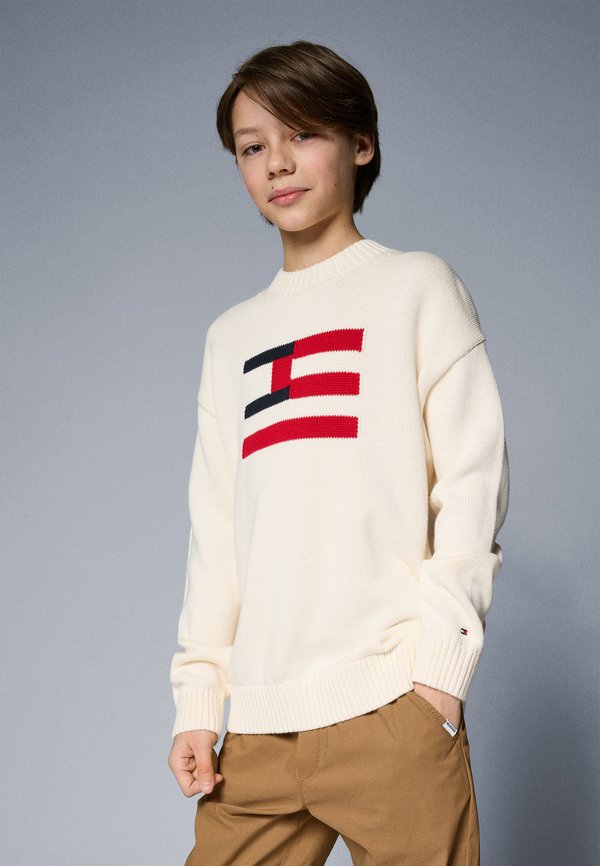 FLAG UNISEX - Jumper - ivory petal
