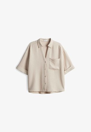 OPUS LOOSE FIT CRINKLE - Chemisier - natural glaze