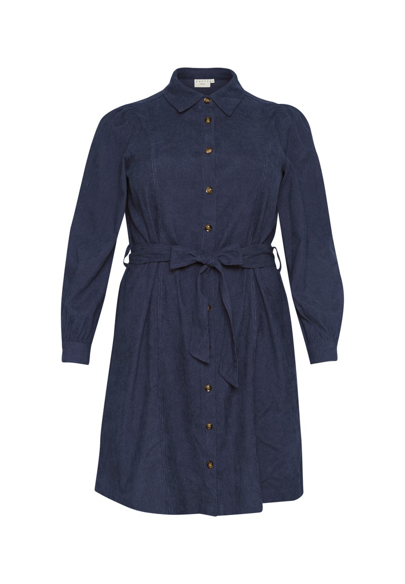 Kaffe Curve Blousejurk donkerblauw Kaffe Curve Blousejurk donkerblauw