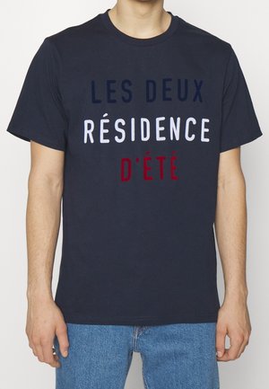 Print T-shirt - dark blue