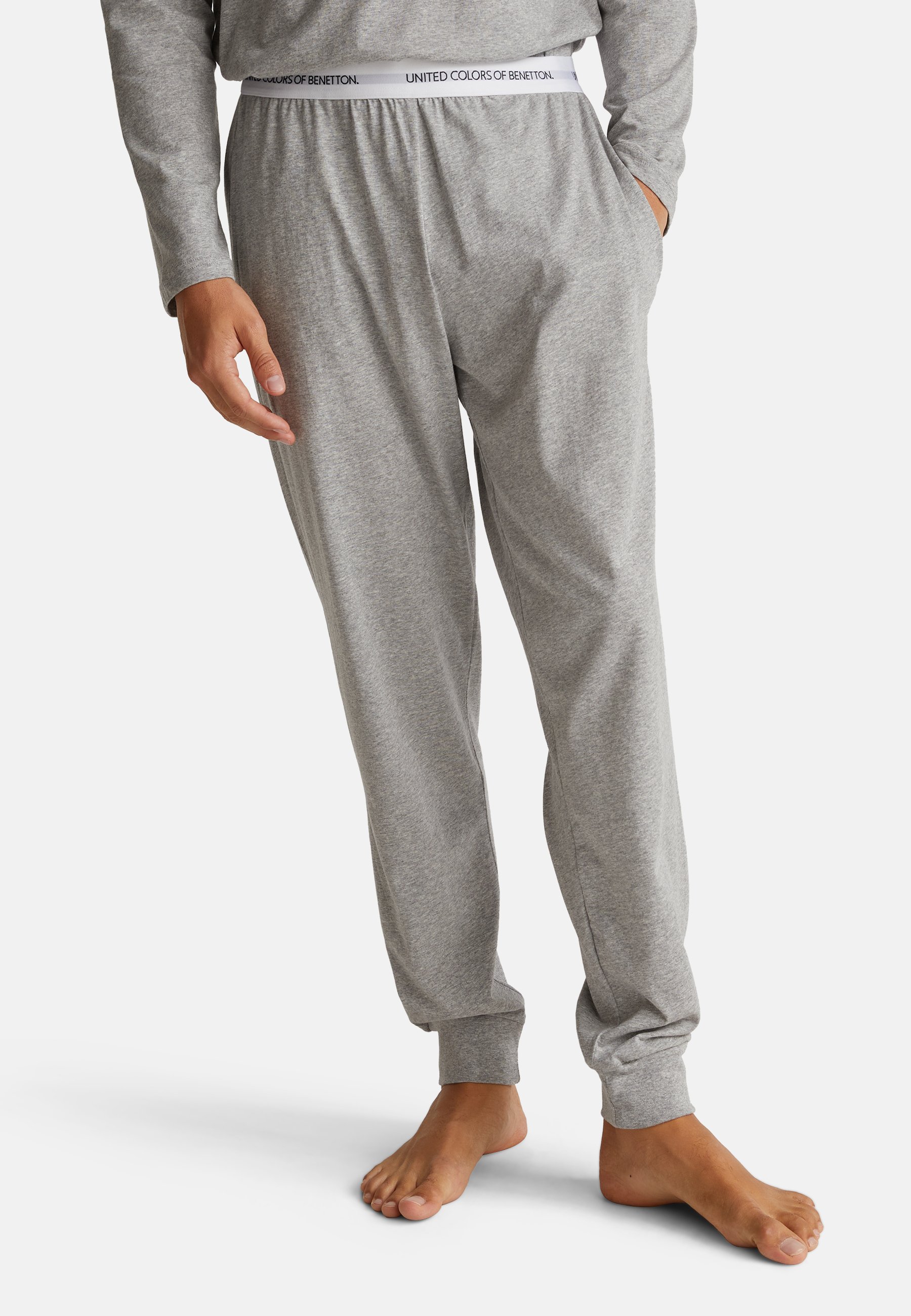 Pyjama Homme United Colors Of Benetton - Ensemble En Jersey Coton, Confortable Et Imprimé