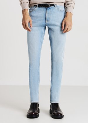 CON STRAPPI - Jeans Skinny Fit - blu denim slavato