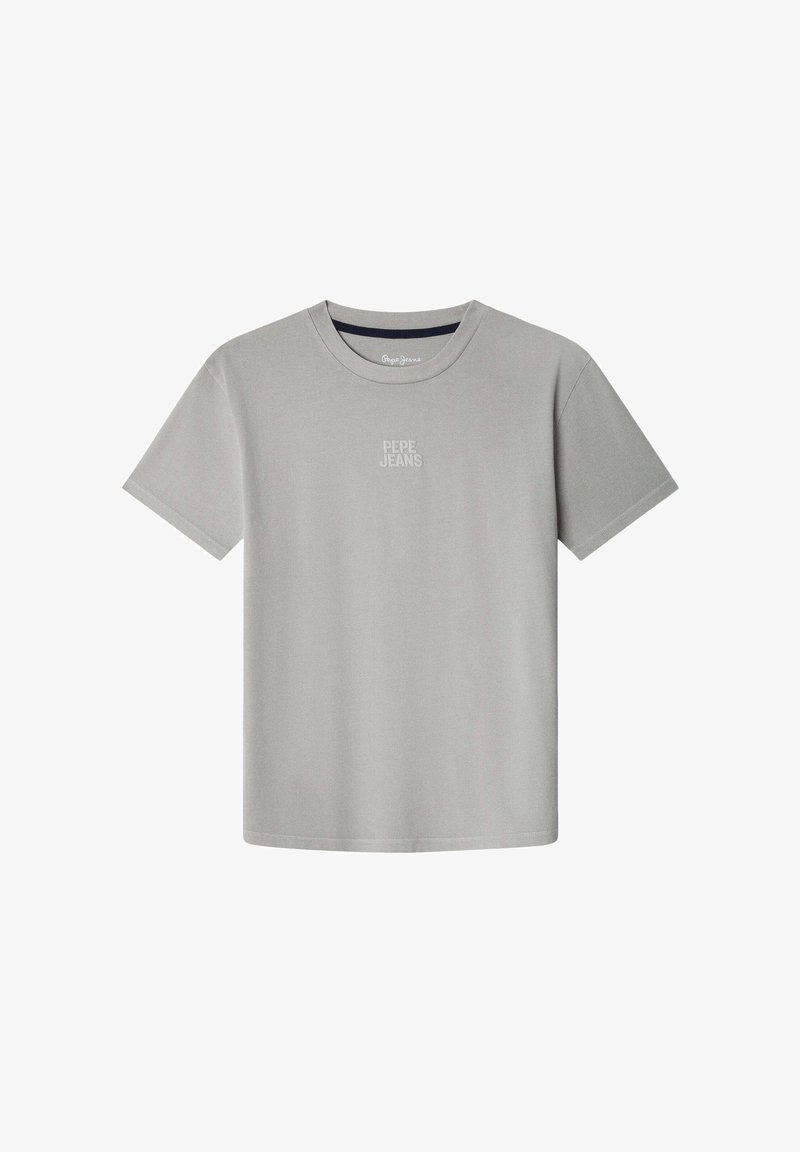 Hallide lühivarrukatega särk, mis on valmistatud puuvillast ja millel on ümmargune kaelus. Rinnal on väike, heledat värvi "Pepe Jeans" logo.