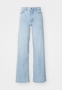 JDYFELINA FINA WIDE - Wide leg - light blue denim