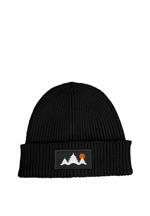 MIT PATCH BÄUME - Mütze - schwarz