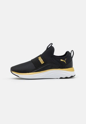 SOFTRIDE SOPHIA SLIP-ON SHINE - Sports shoes - black/team gold