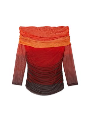 Never Fully Dressed DIAZ - Topper langermet - orange