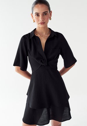 FLEUR TIERED - Kasdienė suknelė - black