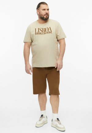 s.Oliver BERMUDA DETROIT - Jogginghose - dunkelbraun