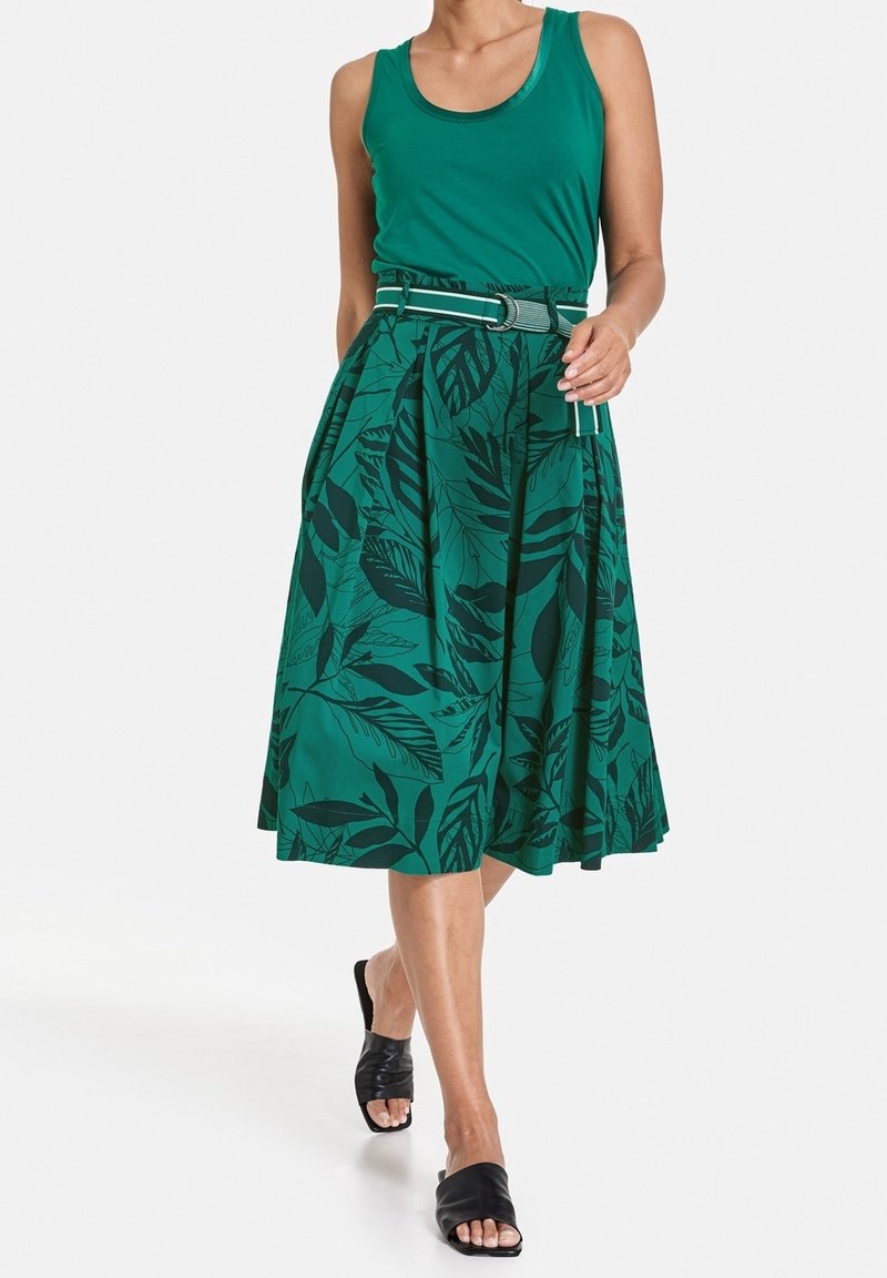 Gerry Weber Gonna Lunga Donna - Tessuto Morbido, Colore Classico