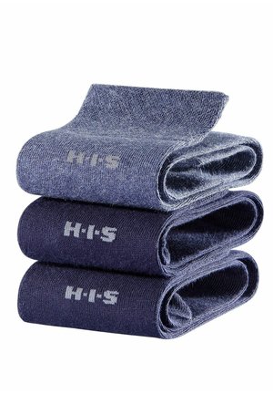 H.I.S 3 PACK - Socken - marine jeans