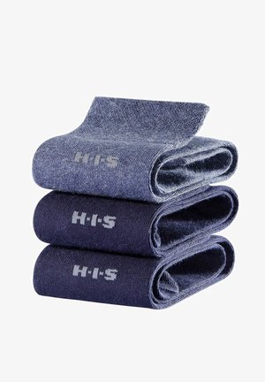 H.I.S 3 PACK - Socken - marine jeans