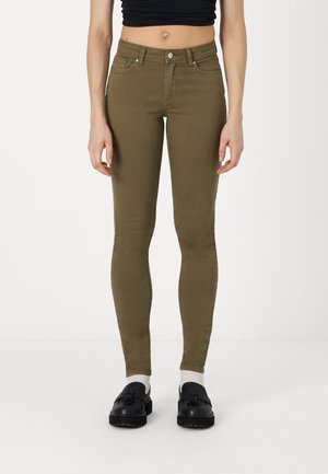 Skinny-Farkut - khaki