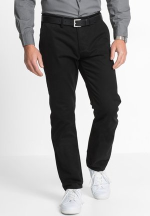 bonprix STRAIGHT REGULAR FIT - Chino - black