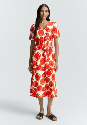 Day dress - abstract bubble print