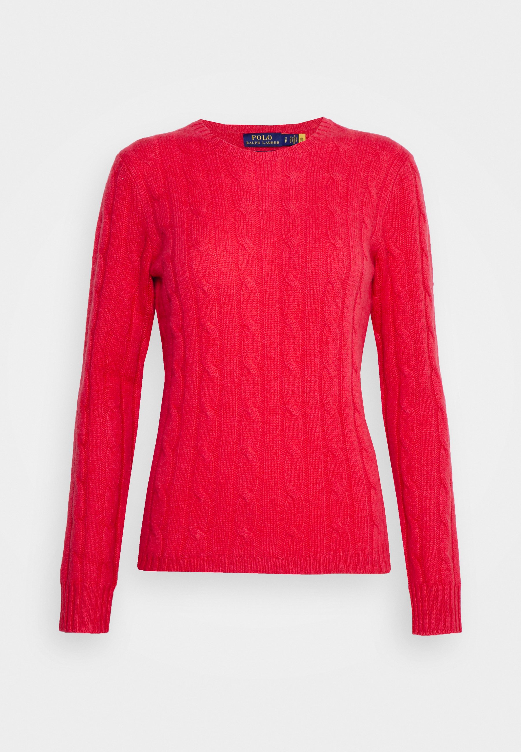 Polo Ralph Lauren CABLE-KNIT CASHMERE SWEATER - Jumper - amalfi red/red -  