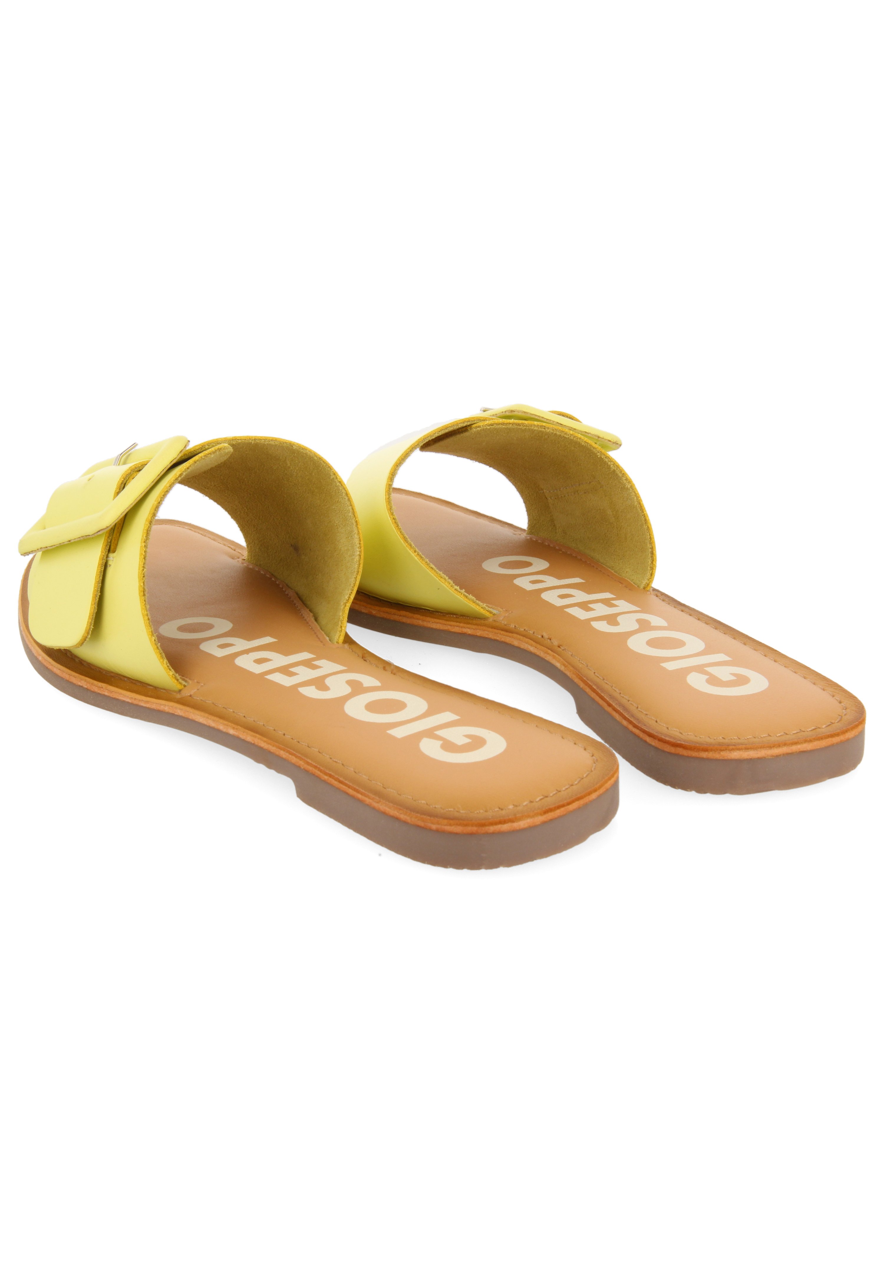 Gioseppo TIPO PALA CON HEBILLA PARA - Sandalias planas - amarillo -  Zalando.es