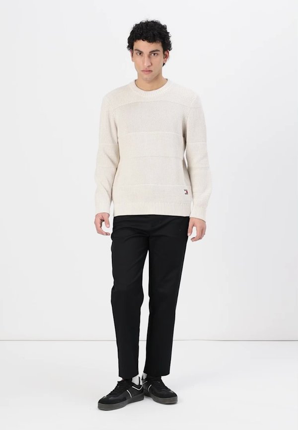 BADG ESWEATER - Jumper - oat marl3