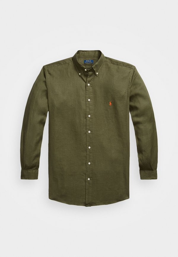 LINEN SHIRT - Shirt - new olive2