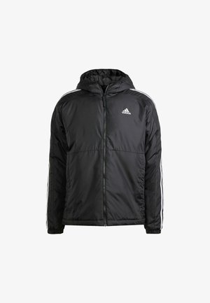 adidas Sportswear ESSENTIALS 3-STRIPES INSULATED HOODED - Chaqueta de invierno - black