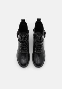Anna Field Botines con cordones - black