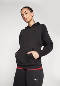 Puma LOUNGEWEAR TRACKSUIT SET - Tracksuit - black
