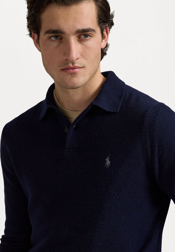 WOOL-COTTON POLO-COLLAR SWEATER - Jumper2