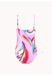 Cyell BANDEAU - Jednodílné plavky - roze meerkleurig