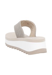 Rieker Sport ZEHENTRENNER  - Sandales tongs - beige