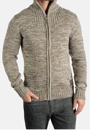 Strickjacke - beige