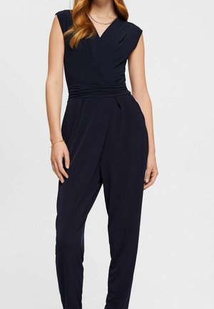 Jumpsuit - mottled dark blue
