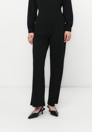 ONLEVI LIFE WIDE PANT - Hlače - black