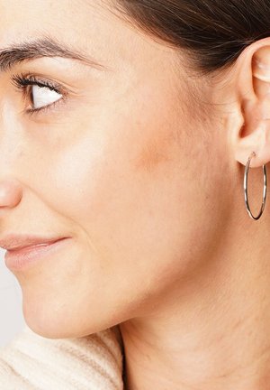 trendor, DAMEN OHRRINGE 925 SILBER CREOLEN ⌀ 32 MM - Earrings - silver-coloured