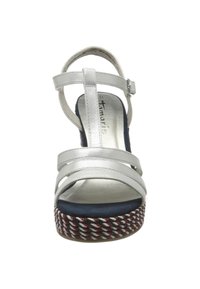 Tamaris Platform sandals - wht metcomb