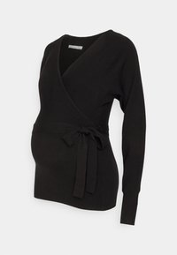 Anna Field MAMA Stickad tröja - black