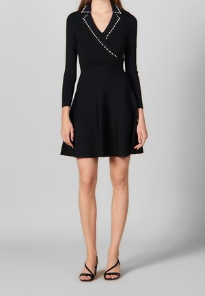 Gebreide jurk - black