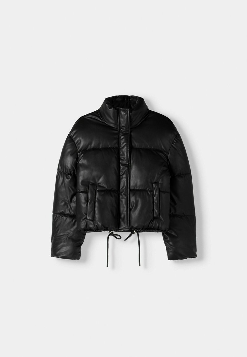 Bershka Winterjas zwart Bershka Winterjas zwart