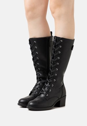 Anna Field Wide Fit by Zalando, Bottes à lacets - black