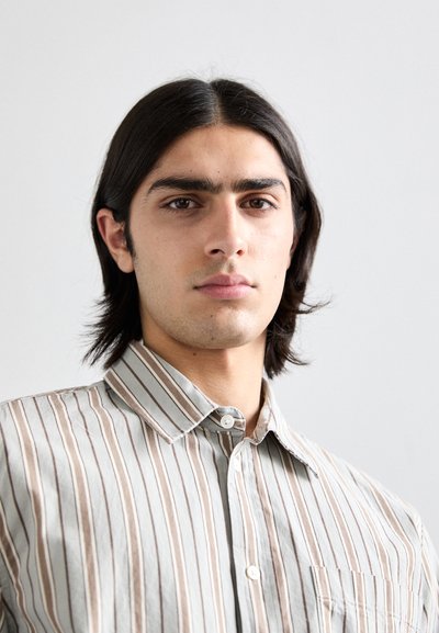 WOOD WOOD ASTER FUN PINSTRIPE SHIRT - Marškiniai - grey