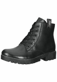 Rieker Stivaletti stringati - black