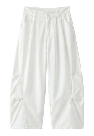 Stradivarius, Pantalon classique - white
