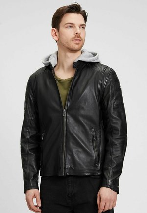 RYLO LAKEV - Chaqueta de cuero - black