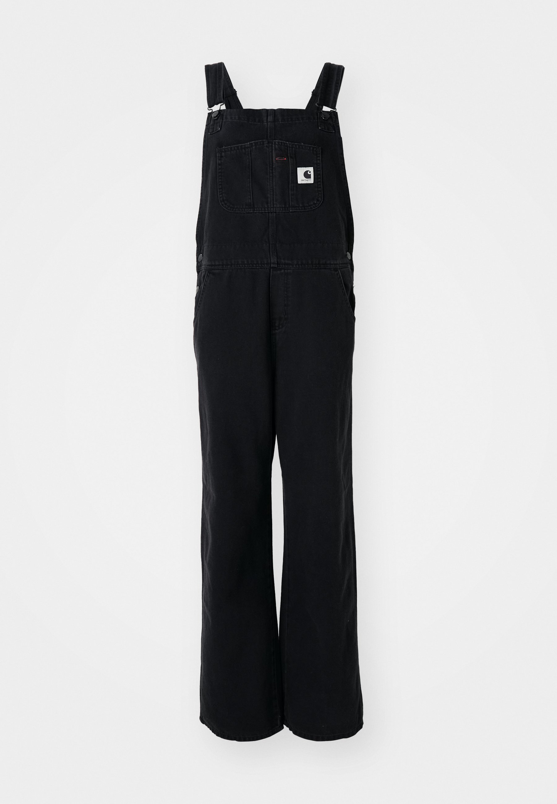 Carhartt WIP OVERALL STRAIGHT - Denim Dungarees - black stone
