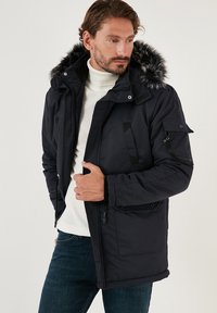 Buratti 100 REMOVABLE HOODED - Zimski plašč - dark blue