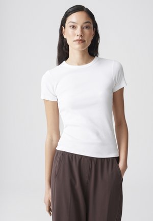 OPUS SLIM FIT RIB - T-shirt basic