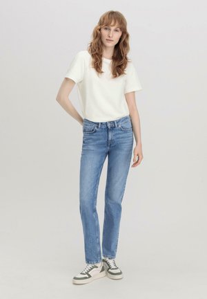 MID RISE - Straight leg -farkut - medium blue
