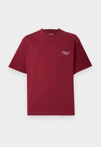 JORCAMBRIDGE EMBLEM BACK TEE - T-shirts med print - tibetan red