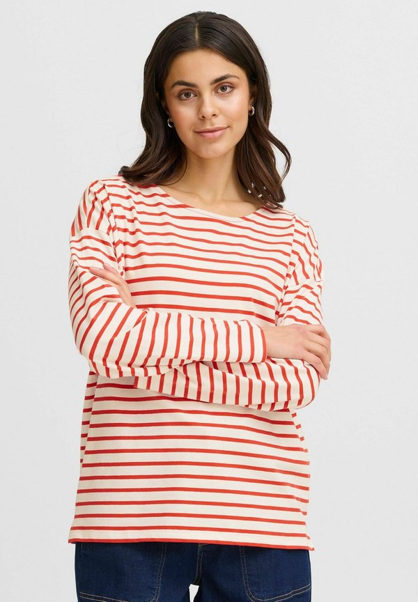 FRSIVA - Long sleeved top - poinsettia mix