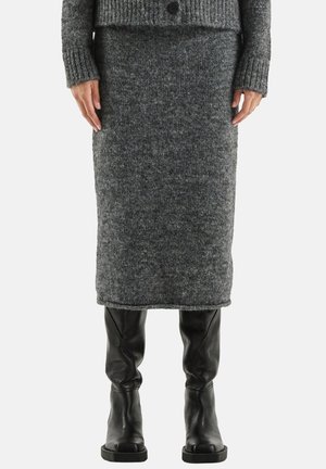 ROCK - Jupe crayon - schwarz